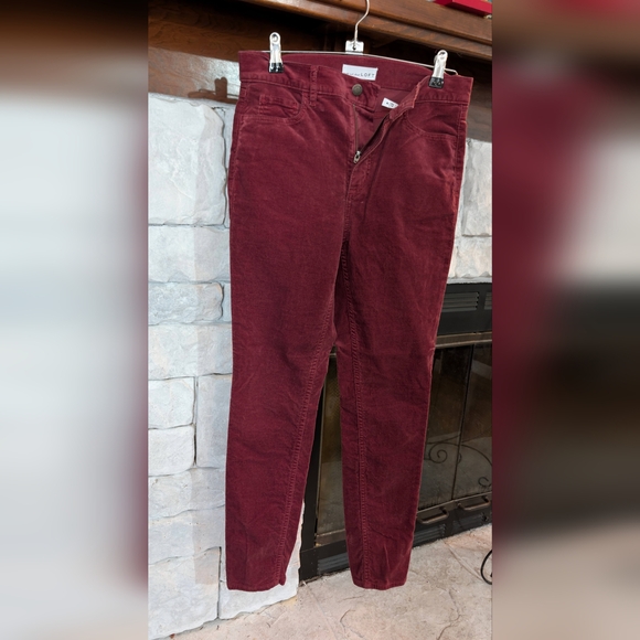 LOFT Denim - Women's Vtg LOFT Skinny Jeans in Burgundy